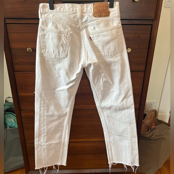 White Levi Denim - Picture 4 of 5